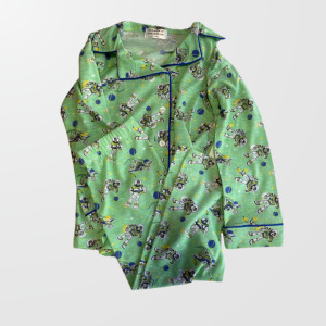 Pijama verde infantil chico