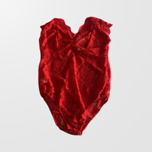 Body de encaje rojo mujer